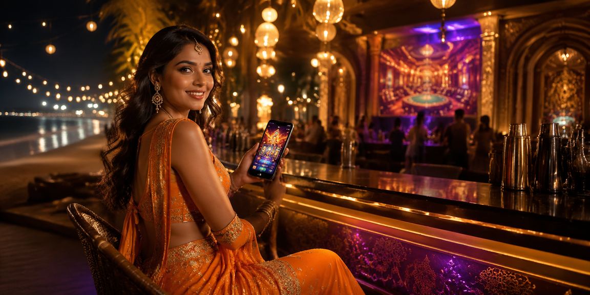 Mobile view of 50000 online casino app interface on beach